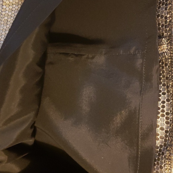 Express Golden Mini Skirt - Picture 4 of 5